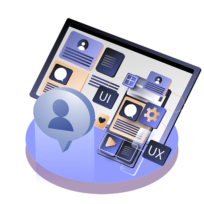 UX User Experience UI User Interface SaaS Design Illustration